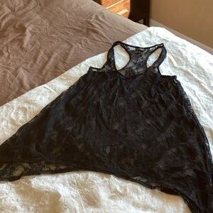 Express Black Lace Chemise